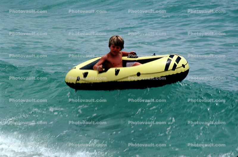 Boy in a Raft