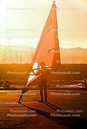 Windsurfer, water, bay, San Mateo