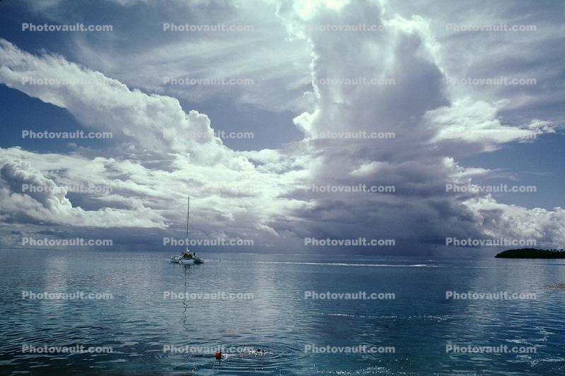 Cloud Formation, boat