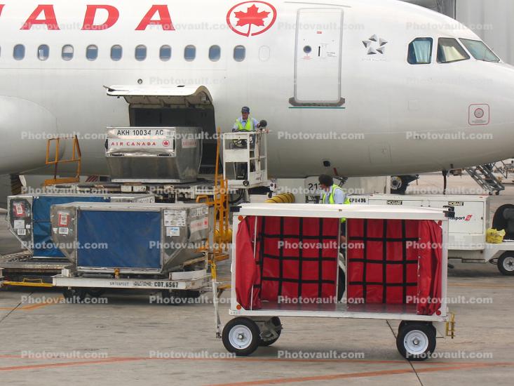Baggage Carts, Pallets, air cargo pallet, Miami International Airport