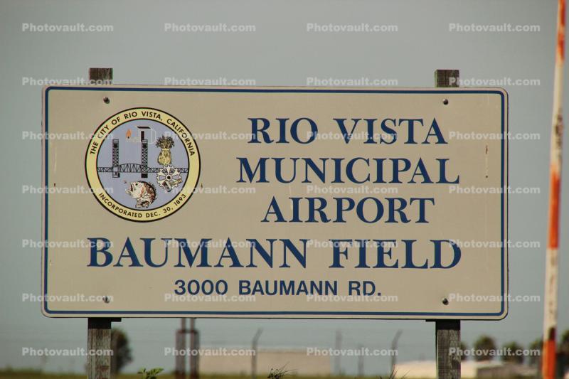 Rio Vista Municipal Airport, Baumann Field, Rio Vista California
