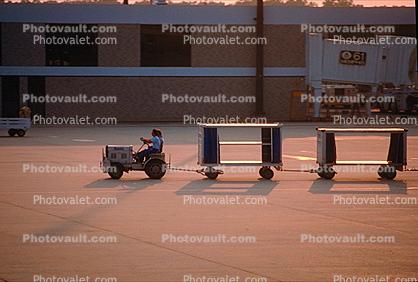 carts, baggage tractors, ground personal