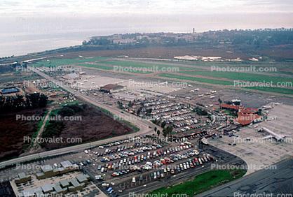 Runway, Parking Lot, Pacific Ocean, 1987, 1980s
