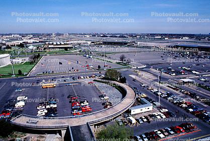 parking Lot, cars, ramp, 1988, 1980s
