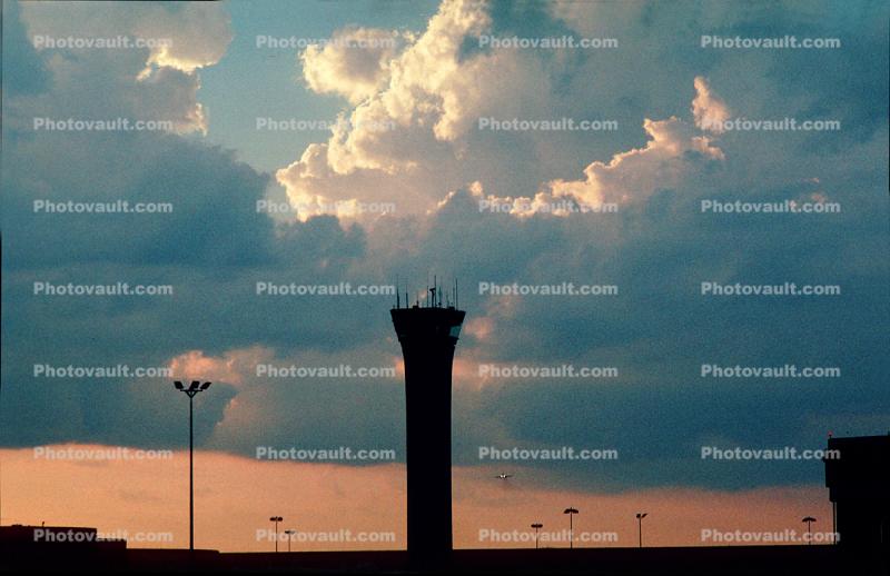 Control Tower, Houston, clouds