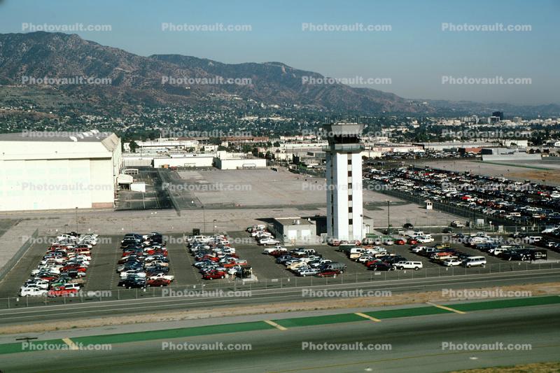 Control Tower, Car Parking, Burbank-Glendale-Pasadena Airport (BUR)