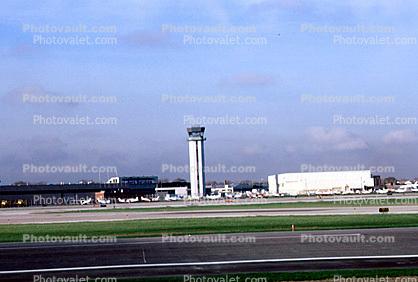 Control Tower, hangar, runways