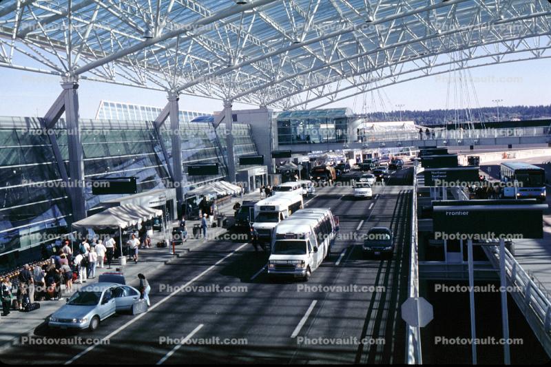 Arrivals, Arch Lattice Roof, Shuttle Buses, Terminal, building