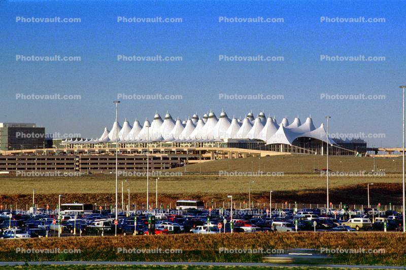 Denver International Airport, Terminal, Building, cars