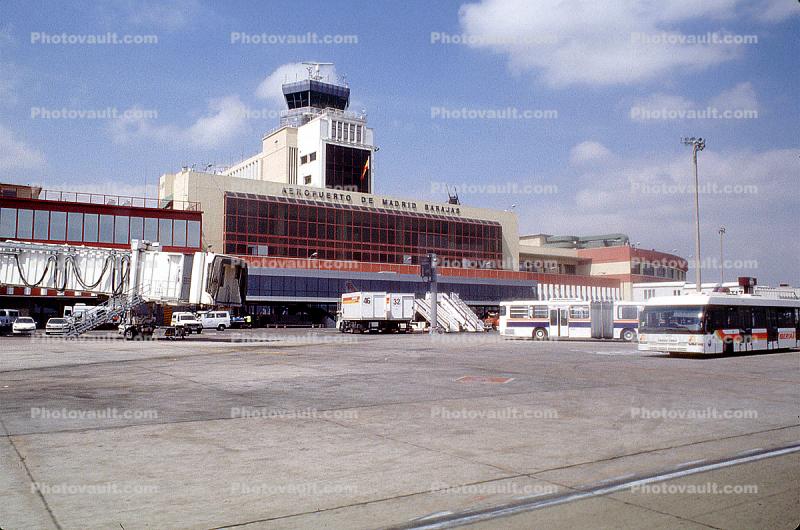 Madrid, Spain, Control Tower, Passenger Terminal
