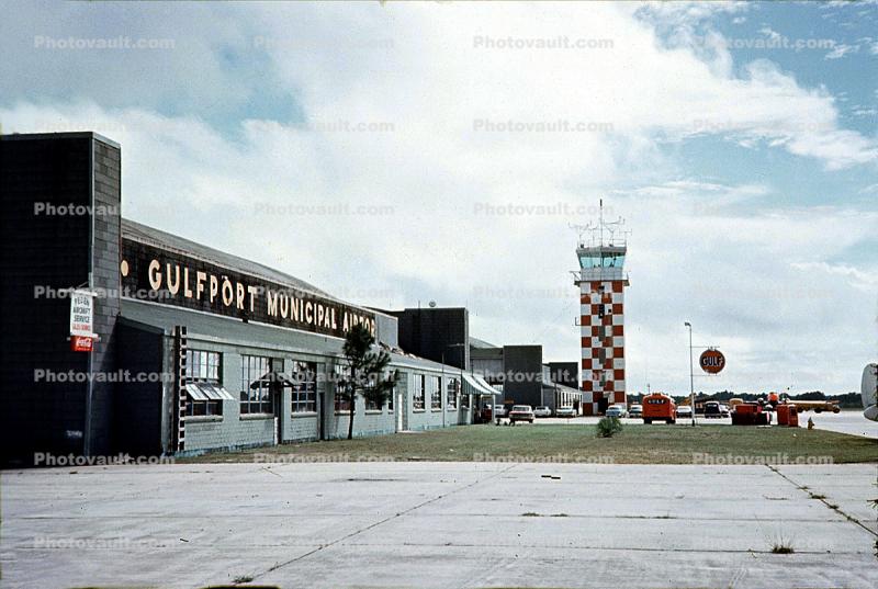 Gulfport Municipal Airport, Control Tower, October 1959, 1950s