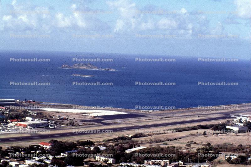 Runway, St Thomas, Virgin Islands, March 1986, 1980s