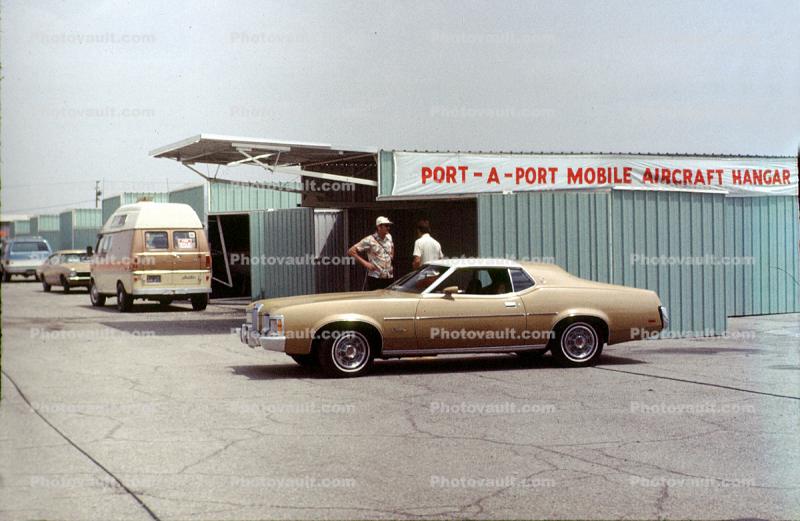 Port-A-Port Mobile Aircraft Hangar, Portable, car, van, May 1977, 1970s