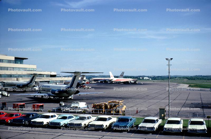 Terminal, Cars, vehicles, Pittsburgh, June 1967, 1960s