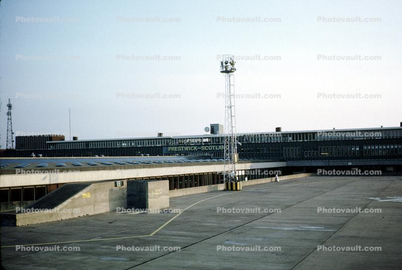 Terminal, Prestwick Airport, Scotland, Europe, October 1970, 1970s