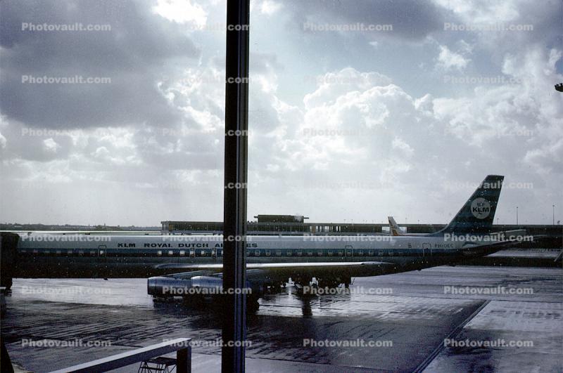 Amsterdam Airport, Douglas DC-8, KLM Airlines, October 1970, 1970s