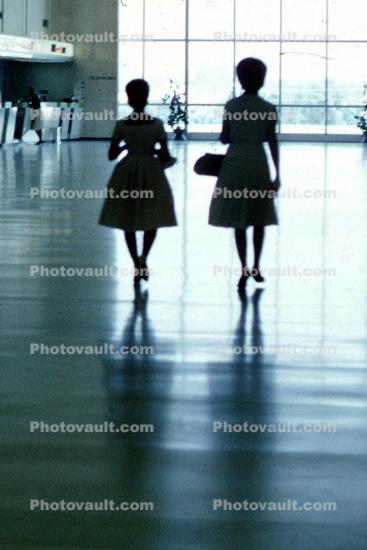 Women Walking, Terminal Building, May 1962, 1960s