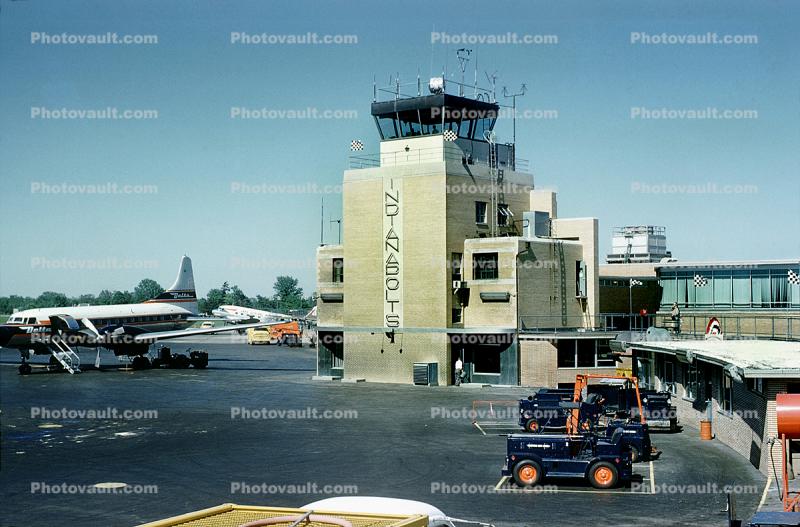 Indianapolis Control Tower, June 1961, 1960s