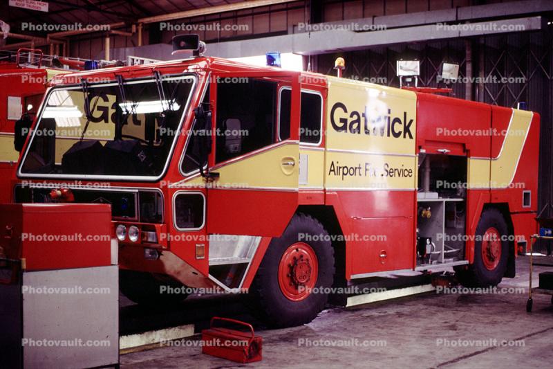 Gatwick, Aircraft Rescue Fire Fighting, (ARFF), October 1968, 1960s