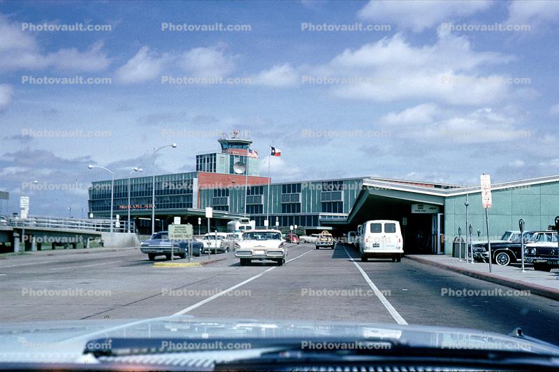 Dallas Love Field, Cars, vehicles, June 1966, 1960s Images, Photography