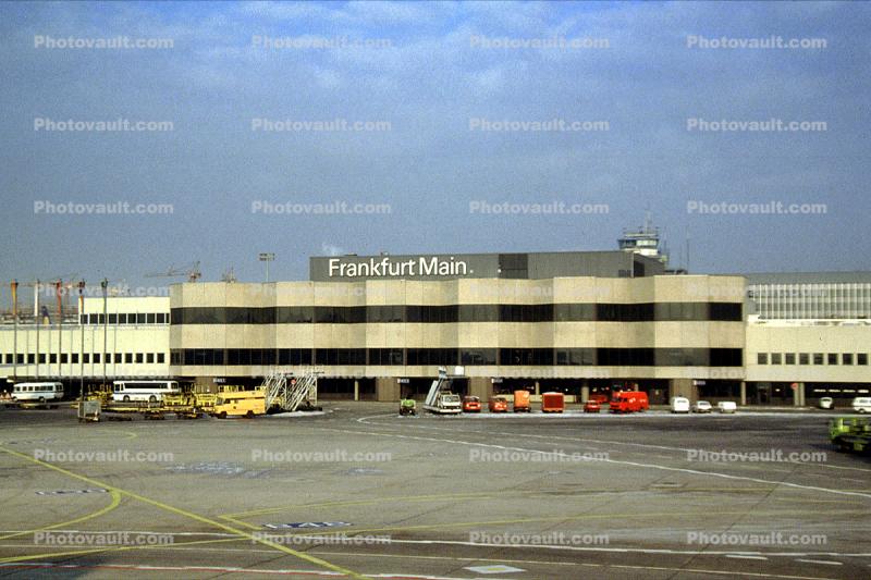 Terminal Building at Frankfurt Main, December 1985, 1980s