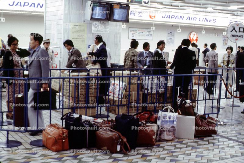 inside Terminal, Ticket Counter, Check-In, Tokyo, Japan