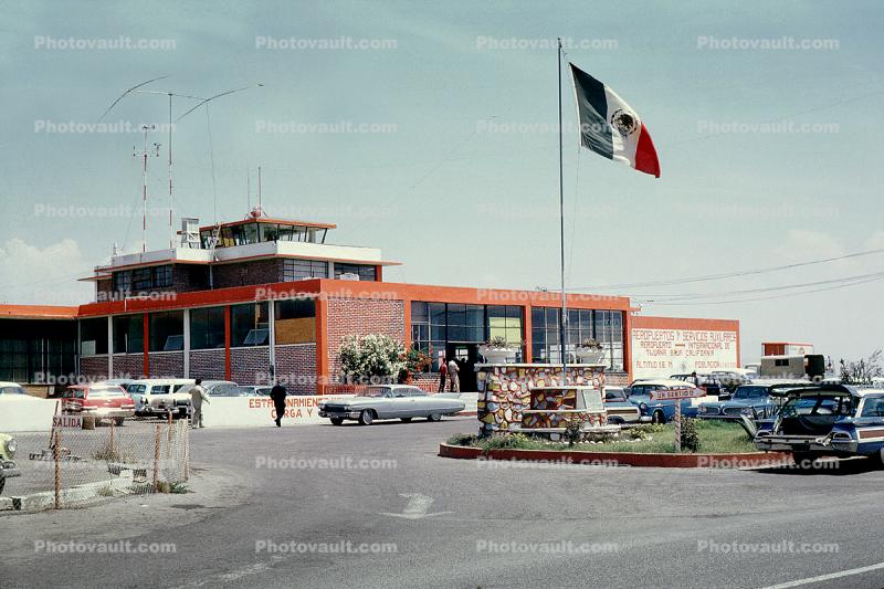 Tijuana Airport, Cadillac, Cars, vehicles, August 1967, 1960s