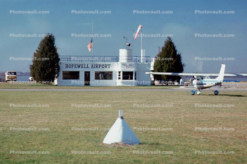 City of Hopewell Municipal Airport, Virginia, Southeast of Richmond, December 1972