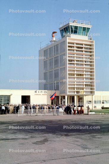 Terminal Building, Phnom Phen, Cambodia, April 1964, 1960s