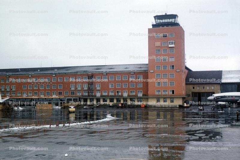 Munich Airport Terminal Building, March 1961, 1960s