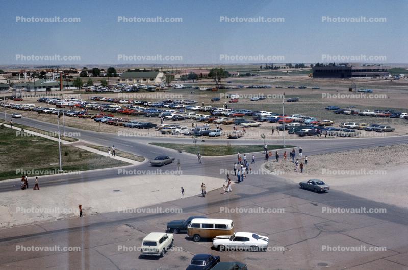 Cars Parked, Airshow in Peterson Field, 1970s