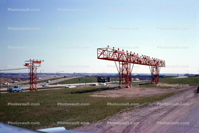 ILS Landing System, tower, lights, May 1966, 1960s