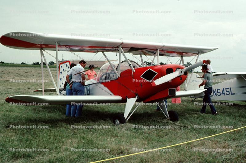 N71DB, Blanton Wichawk, homebuilt biplane, acrobatic