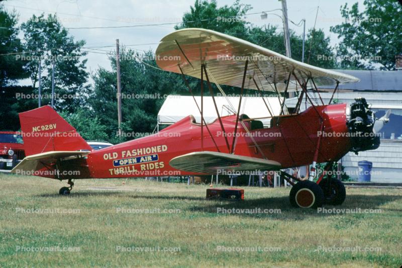 NC928V, Boeing PT-17 New Standard D-25, Old Fashion Thrill Rides, 1950s