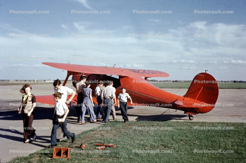 NC20771, Beech Staggerwing, 1950s