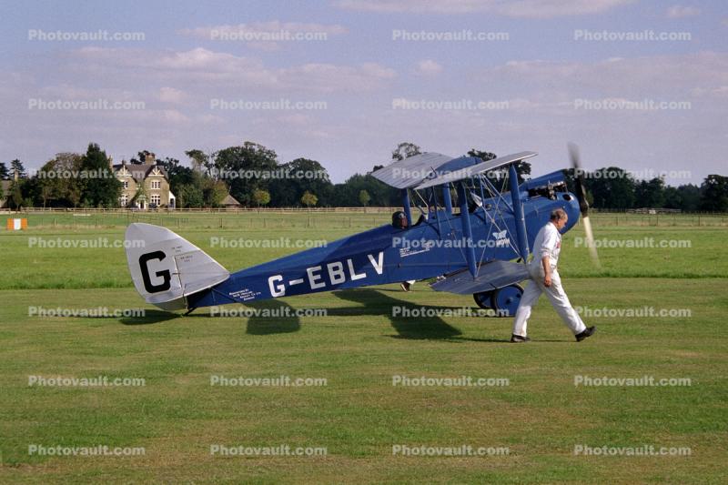 G-EBLV, DH.60 Moth, taildragger