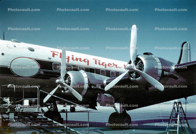 Flying Tiger Line, R-2800, 1950s