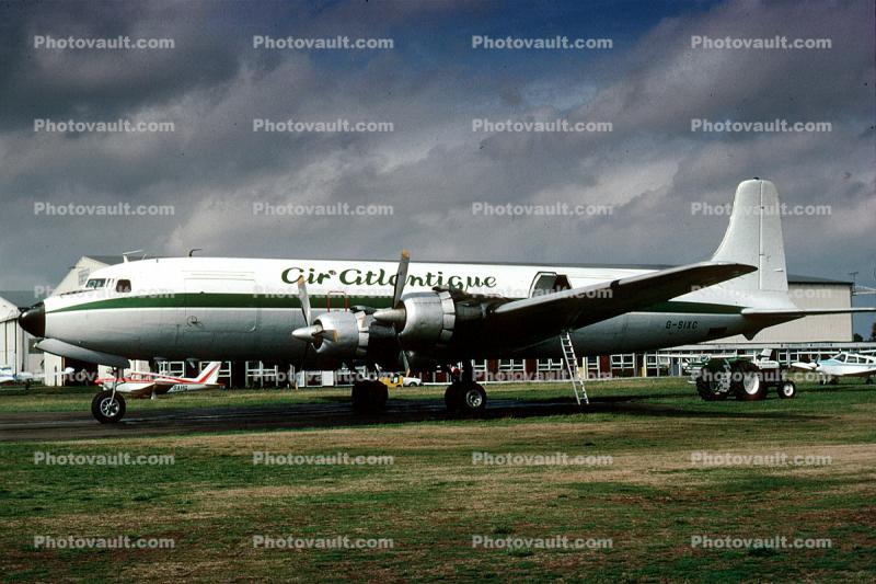 G-SIXC, Douglas DC-6B, R-2800, Air Atlantique