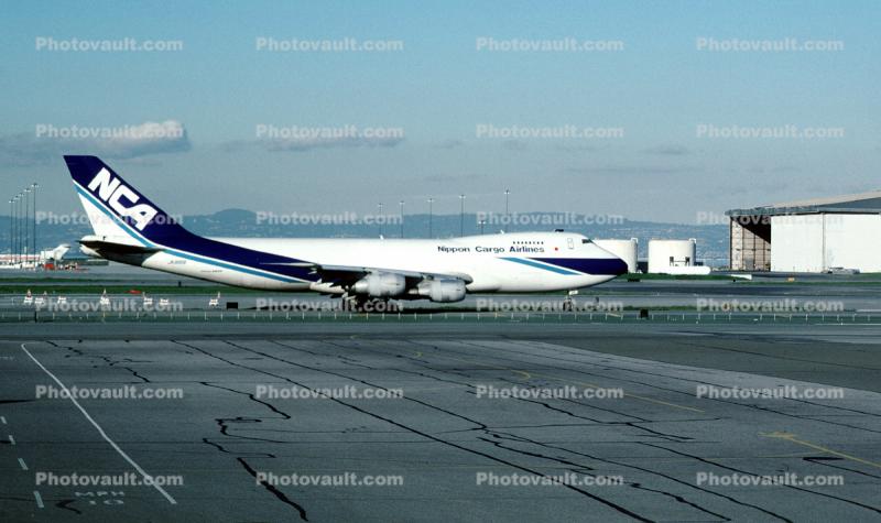 JA8168, NCA, Boeing 747, Nippon Cargo Airlines, (SFO), CF6-50E2, CF6