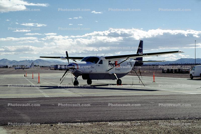 N729FX, Cessna Model 208B Caravan, FedEx Feeder, PT6A