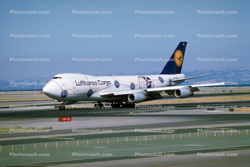 D-ABZF, Lufthansa Cargo, Boeing 747-230F, 747-200 series, 747-200F, CF6-50E2, CF6
