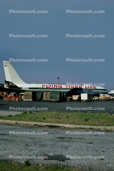 Flying Tiger Line, EI-ANO, Boeing 707-348C, JT3D-3B, JT3D