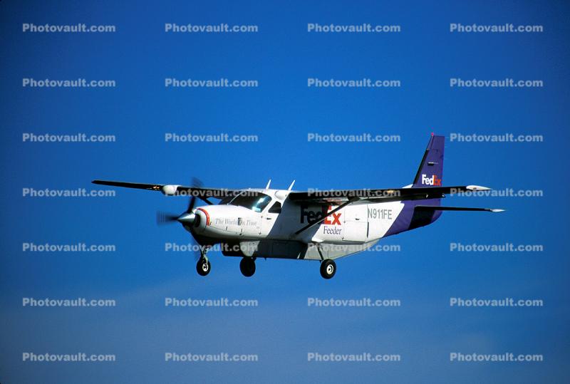 N911FE, Cessna 208B, Federal Express, PT6A