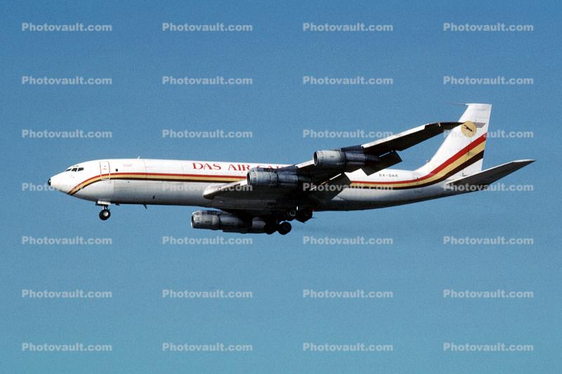 5X-DAR, Boeing 707-321C, DAS Air Cargo, JT3D-3B (HK), JT3D 