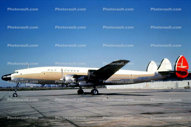 N7316C, Alaska Airlines ASA, L-1649A