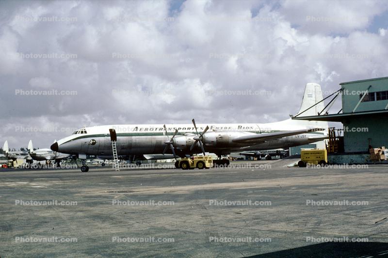 Canadair CL-44, LV-JSY, Transportes Entre Rios, Canadair CC-106