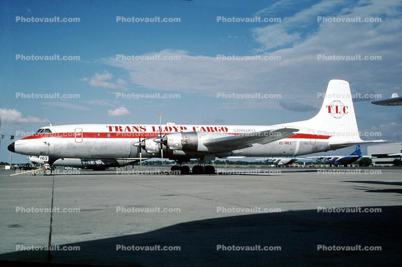 Trans Lloyd Cargo, Canadair CL-44D42, EL-WLL, STARWELT