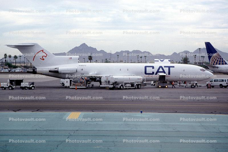 N8887Z, Boeing 727-225, Custom Air Transport, JT8D-15, JT8D, 727-200 series