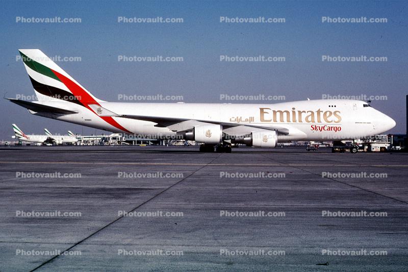 N408MC, Boeing 747-47UF, Emirates Cargo, SkyCargo, 747-400 series, 747-400F
