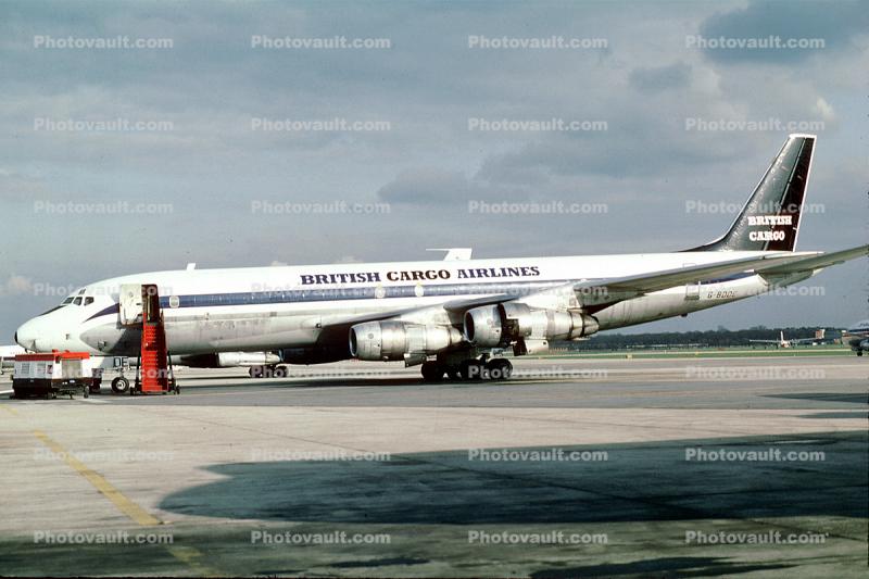 G-BDDE, British Cargo Airlines, DC-8-54F